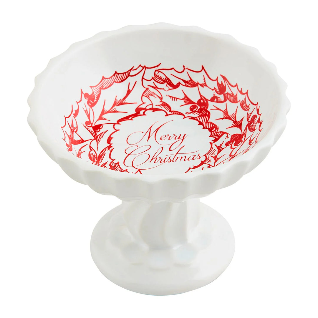 Toile Pedestal Candy Dish