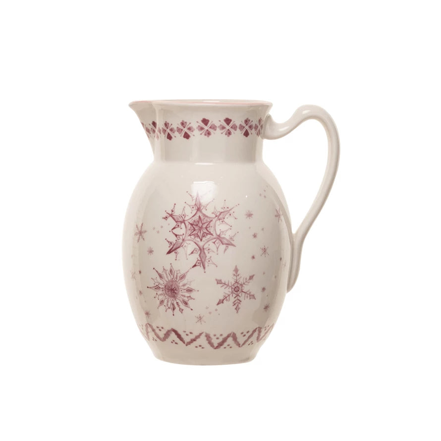 Snowflake Pitcher
