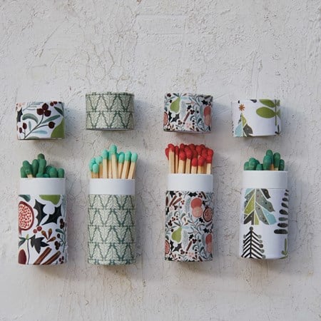 Christmas Safety Matches in Tubes
